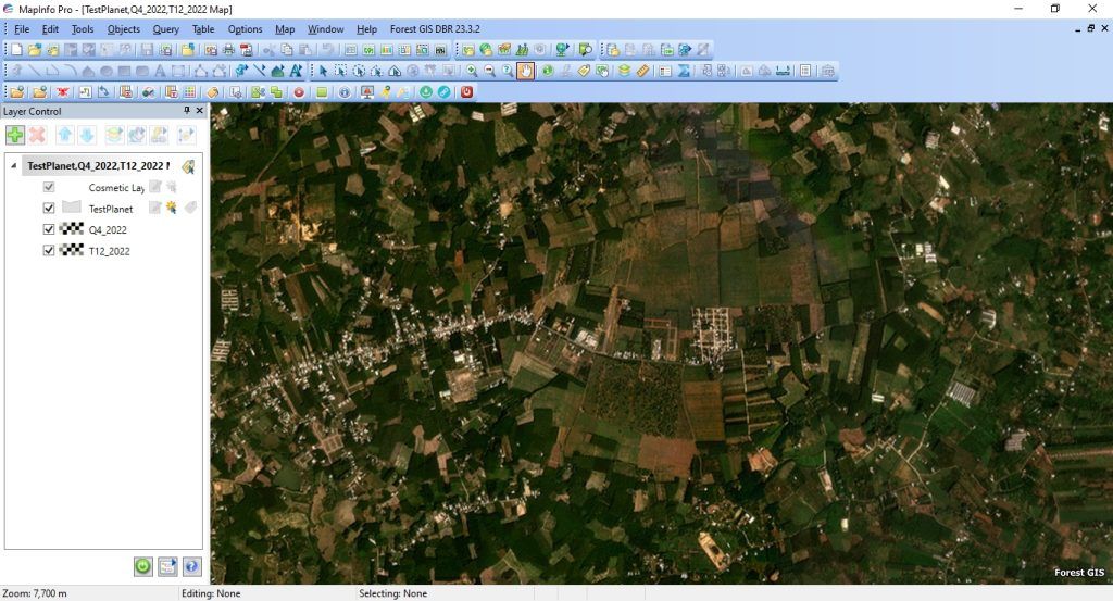 Forest GIS: Xem ảnh vệ tinh độ phân giải cao (theo tháng, quý) - Forest GIS